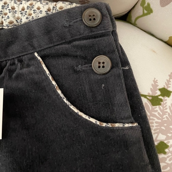 Bonpoint girl pants in velvet ribbed cotton Yr 6-brand new - Picture 5 of 9